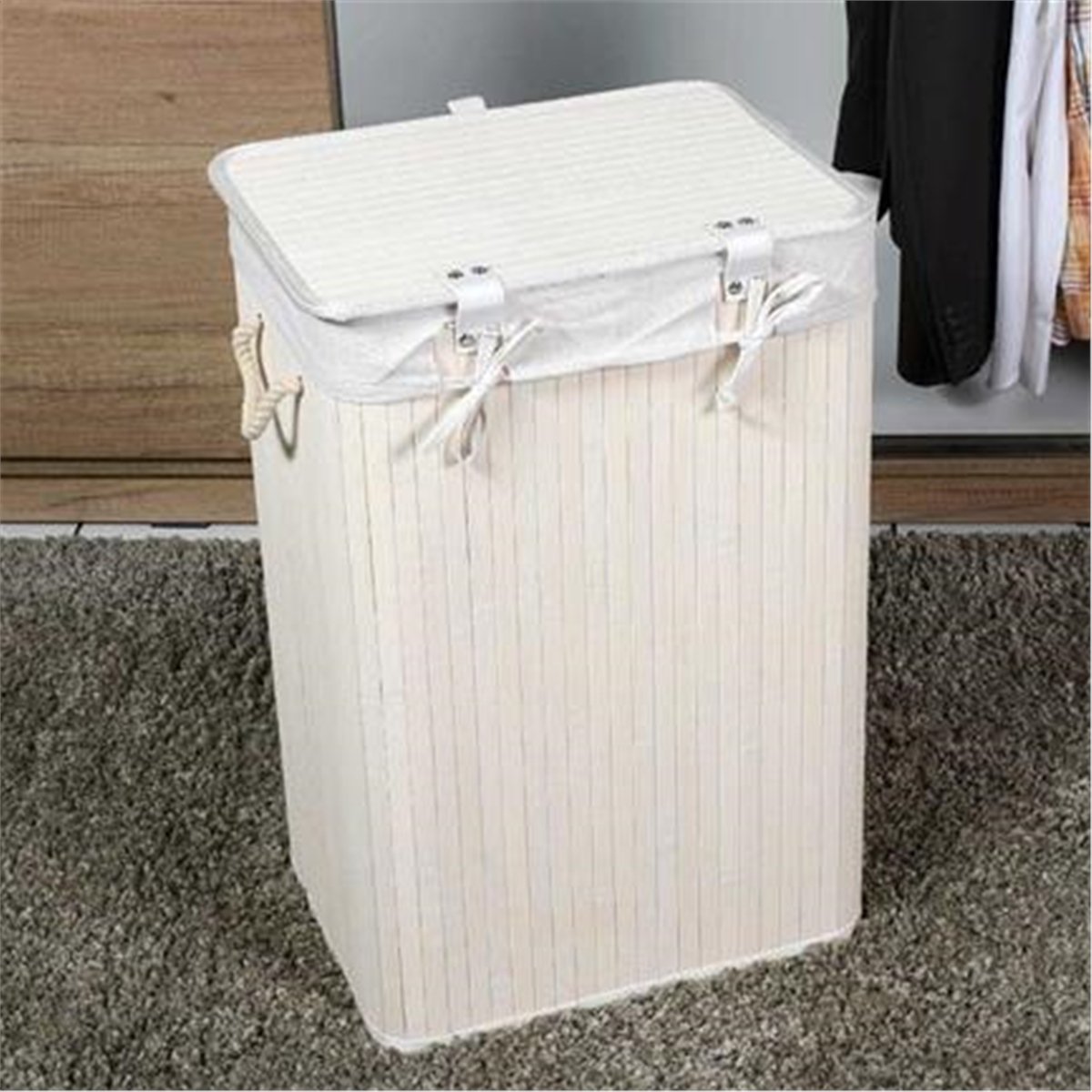 Adore Spt-02-By-1 Handy Mate Bambu Çamaşır Sepeti