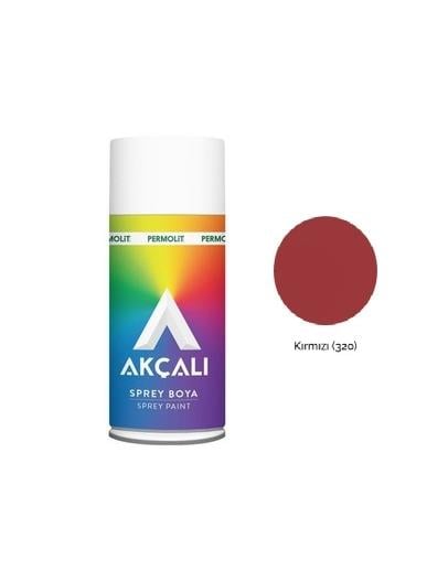 Akçalı Sprey Boya Düz Renk 320 Kırmızı