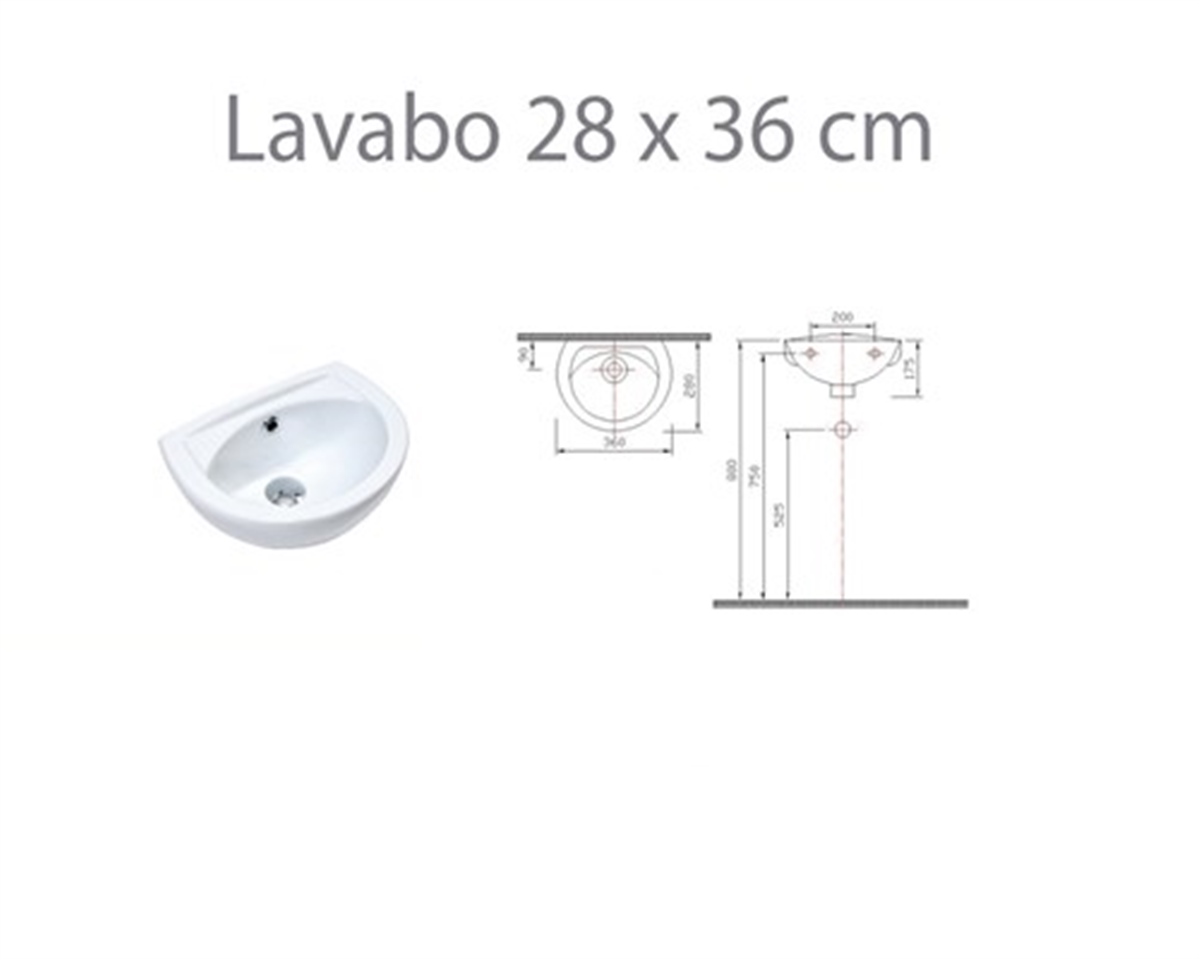 Alvit Lavabo 28X36 Cm Deliksiz