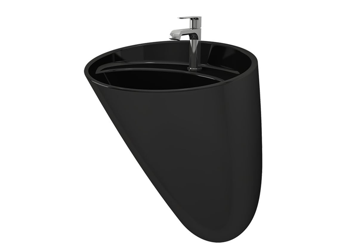 Bocchi 1083-005-0126 Venezia Asma Monoblok Lavabo Parlak Siyah
