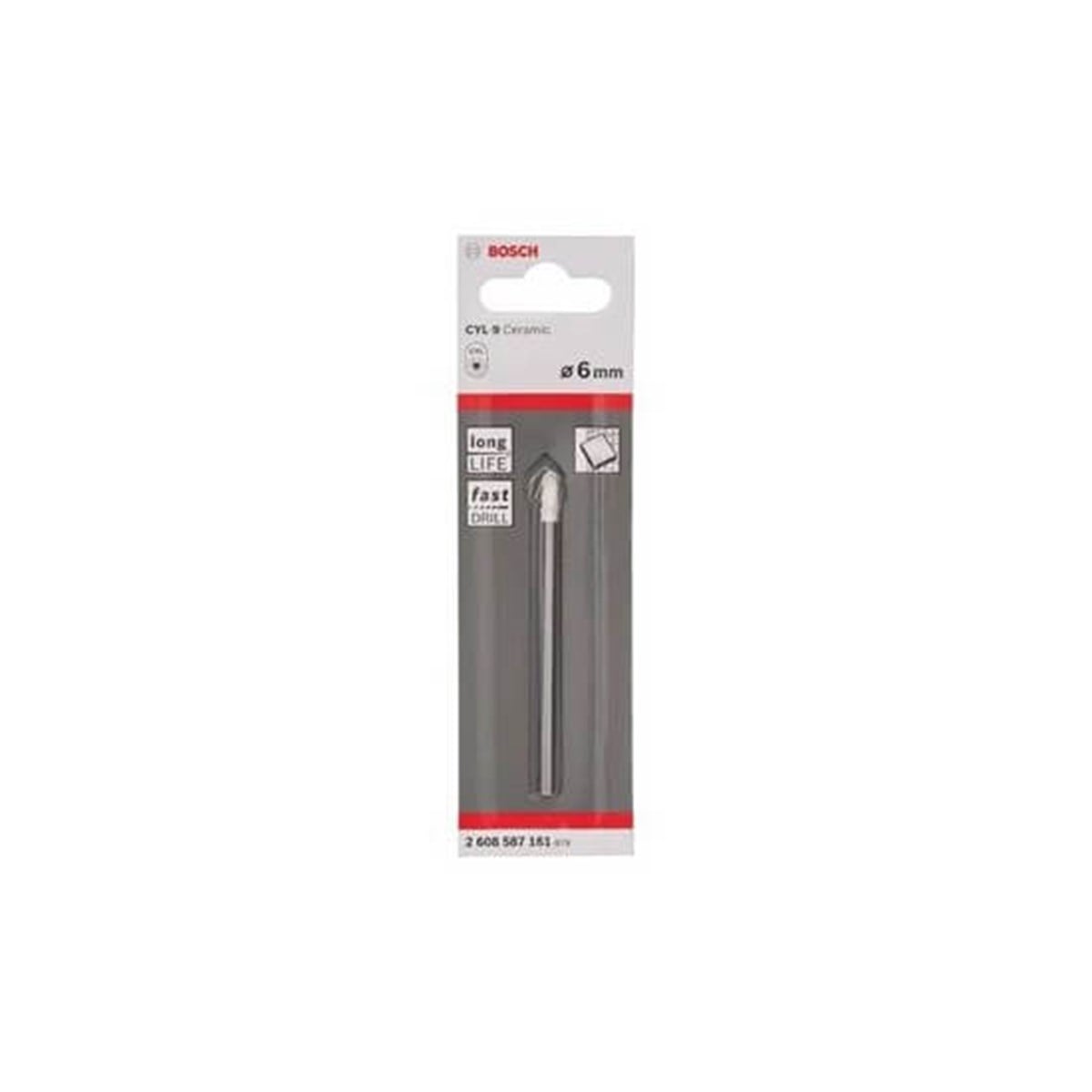 Bosch Cyl-9 Ceramic Matkap Ucu 6x80 Mm