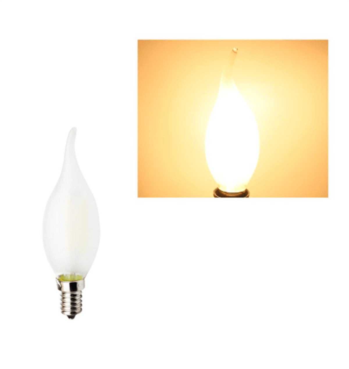 Ct-4069 Soft Buji Led Ampul 4W