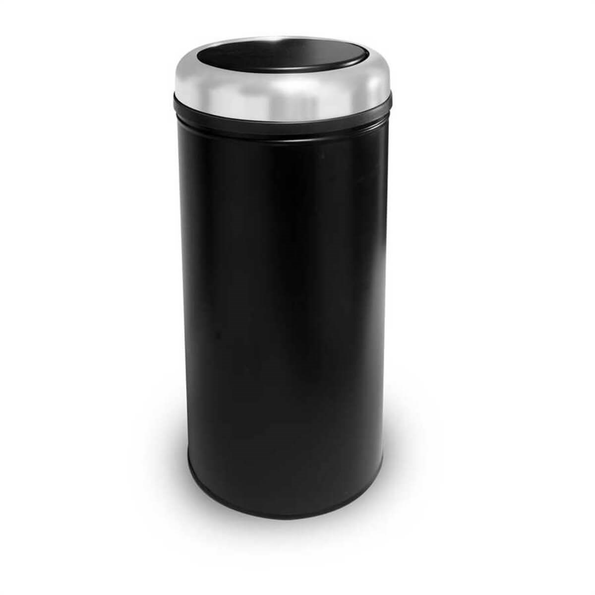Efor 45 Litre Pratik Kapak Çöp Kovası Siyah 807s
