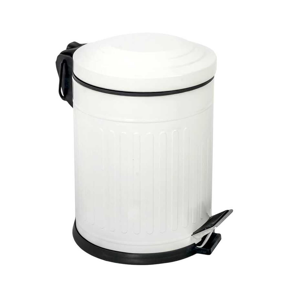 Efor 5 Litre Yeni Vintage Çöp Kovası Beyaz 4004b