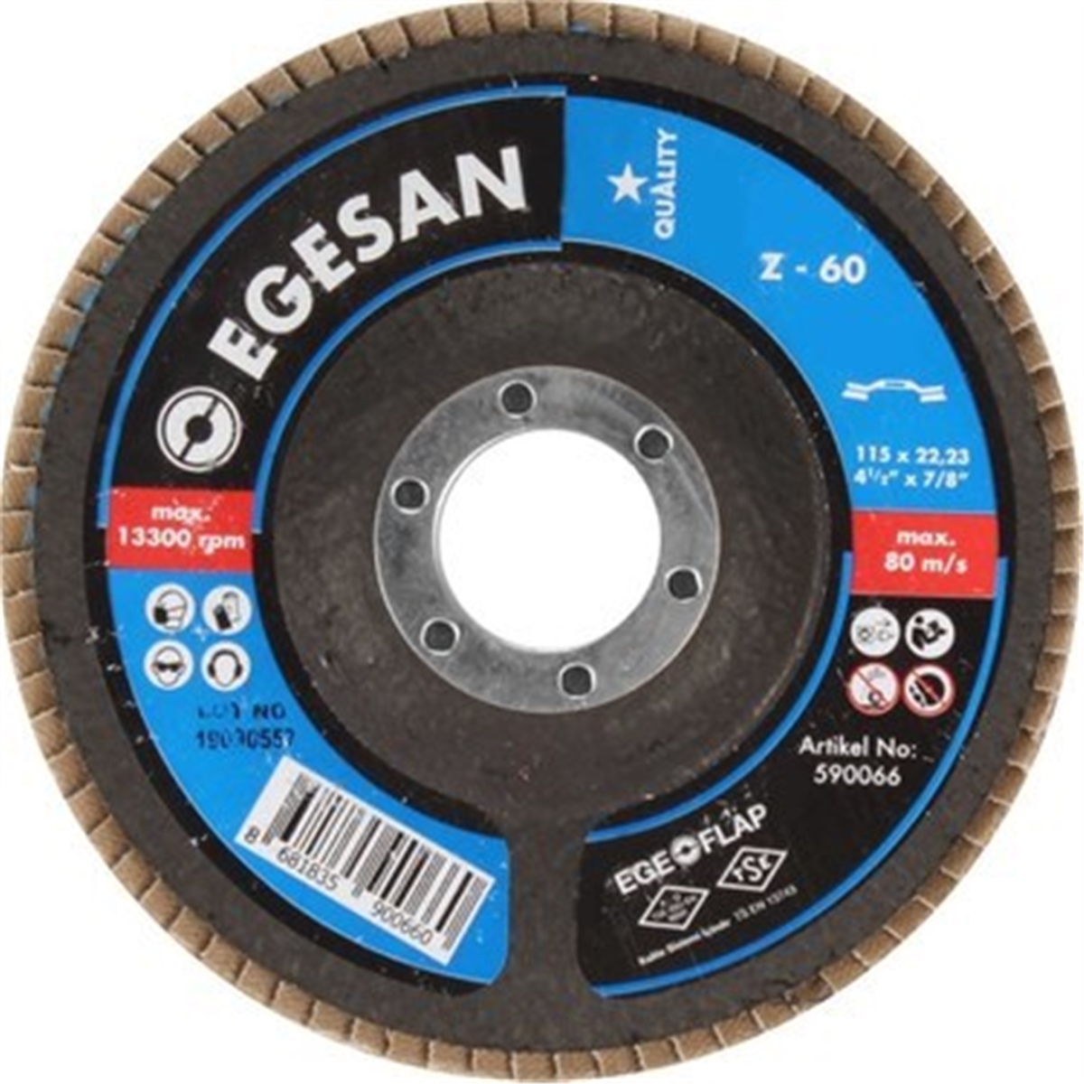 Egesan 115 Disk Zımpara Flap Disk ZR80