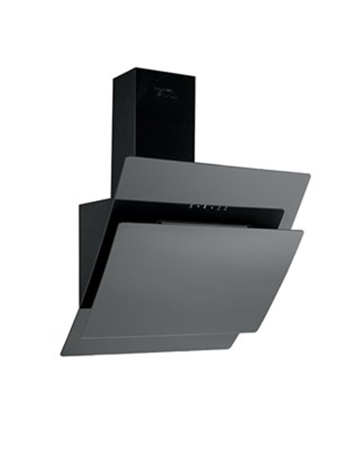 Evii Duvar Tipi Davlumbaz Siyah Cam 1606