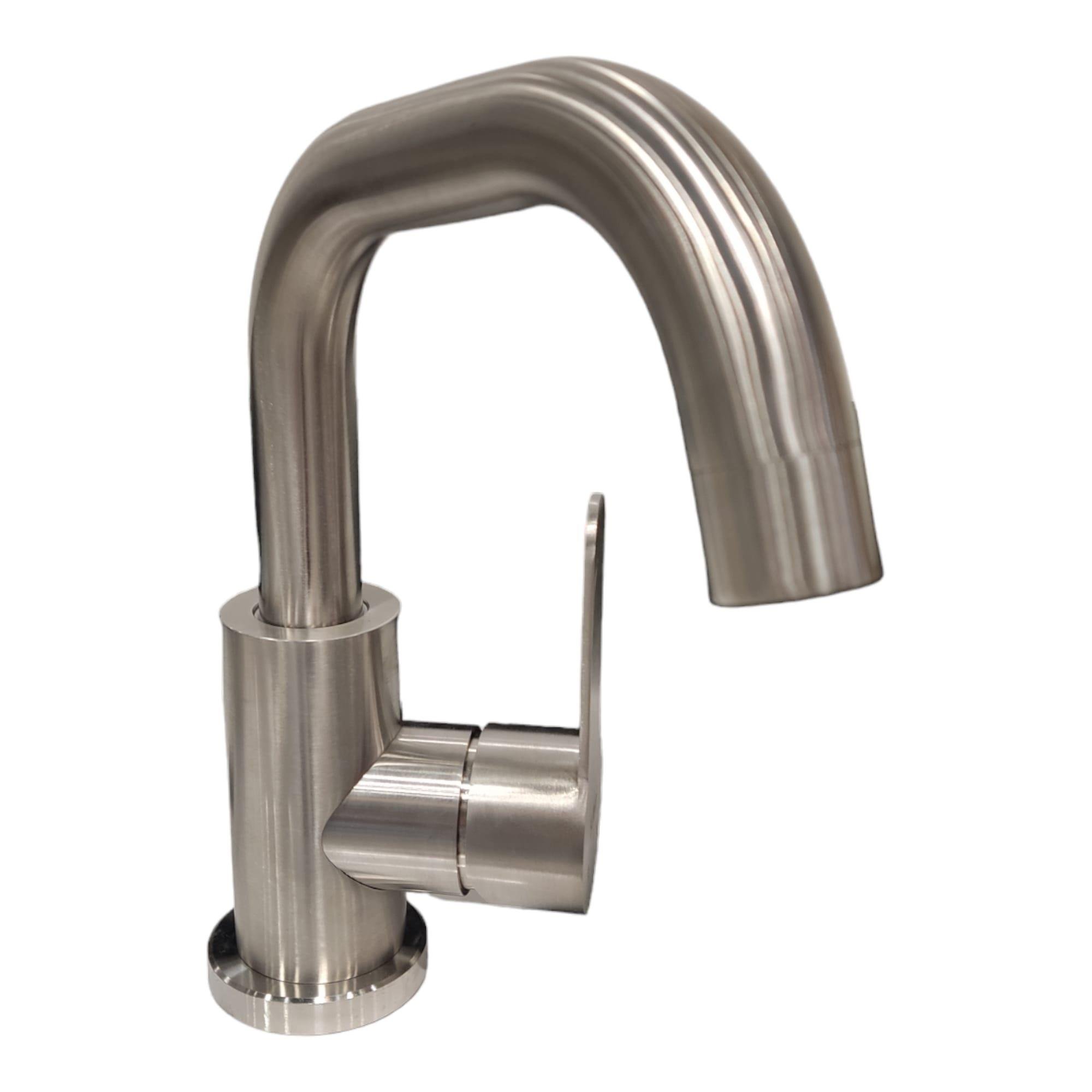 Fleko Vera V2 İnox Köşe Lavabo Bataryası