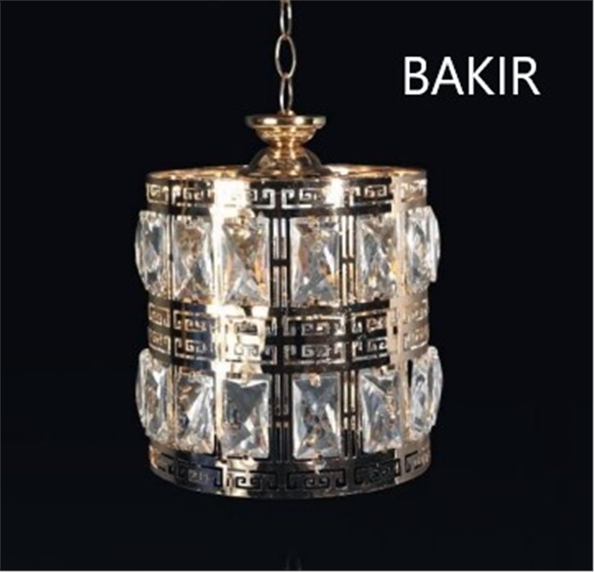 G-5066-B Kristal Tekli Büyük Boy Avize