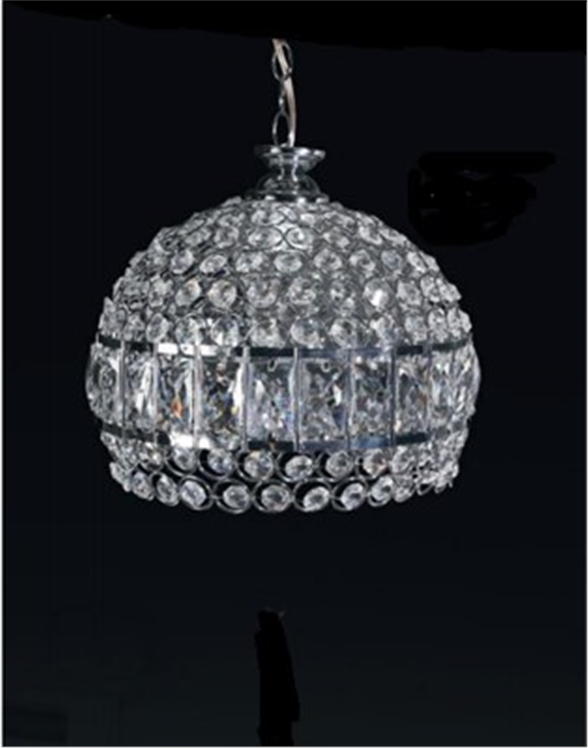 G-5070-B Kristal Tekli Büyük Boy Avize