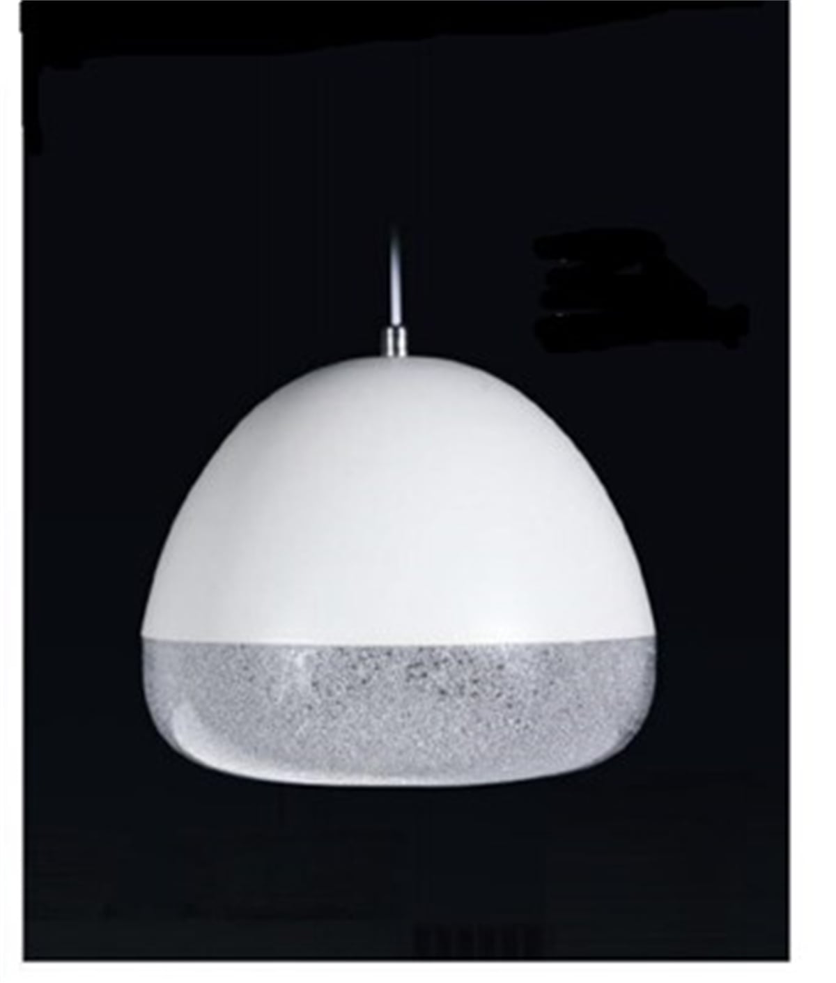 G-5091 Ledli Tekli Şeker Camlı Avize