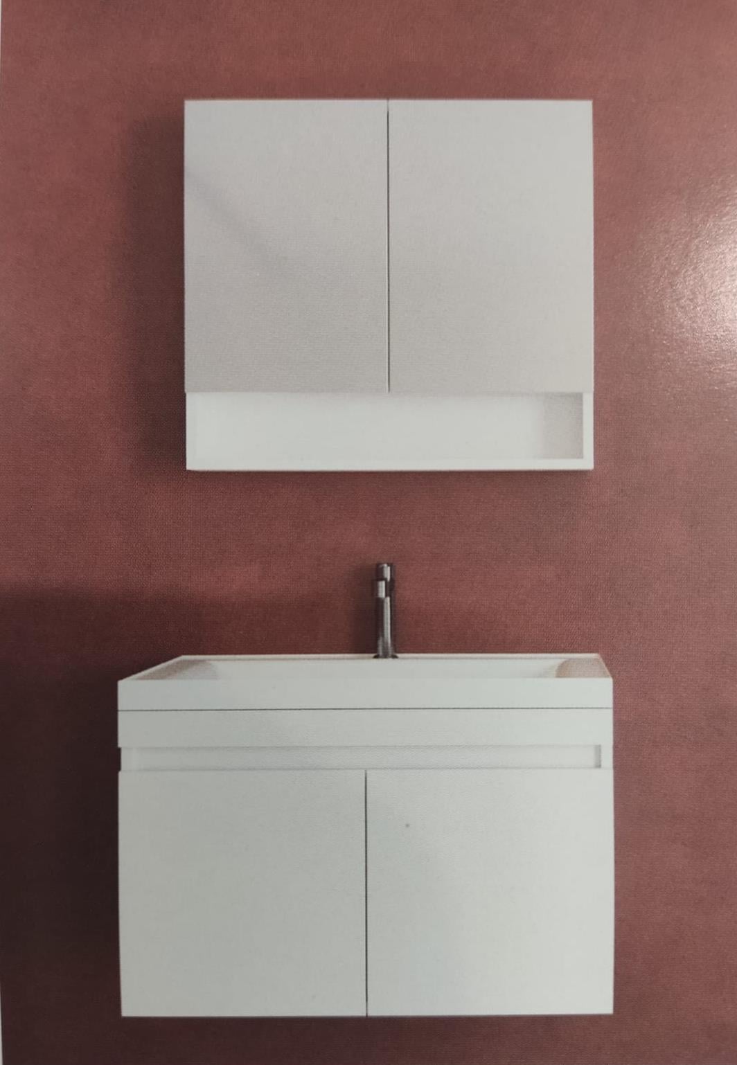 Gold Banyo Eco 80 Cm Beyaz Banyo Dolabı