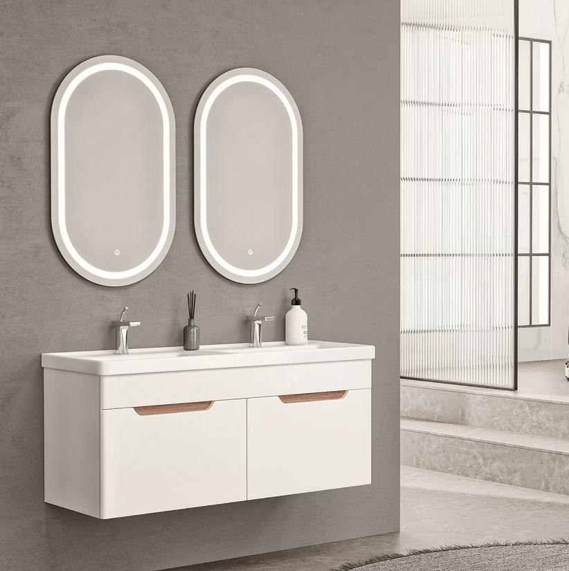 Gold Banyo Elsa Beyaz Banyo Dolabı 120 Cm