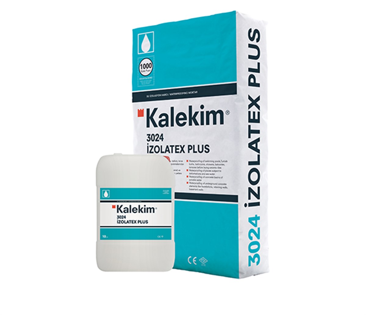 Kalekim 3024 İzolatex Tam Esnek Su Yalıtımı 20 Kg ve 10 Litre