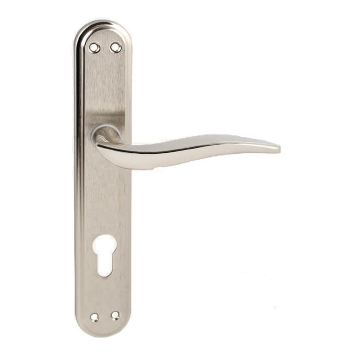 Kapı Kolu Alm.Çelik Hamsi Oval Aynalı Wc İnox