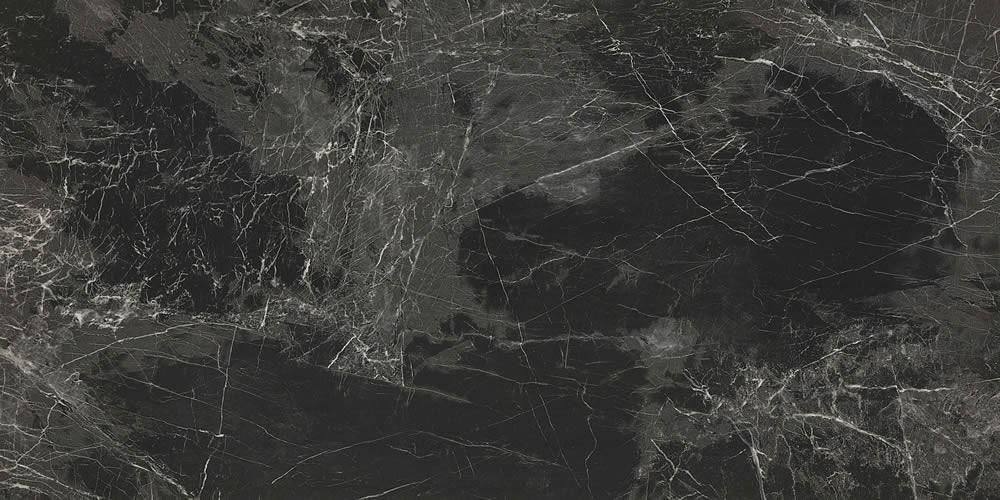 Kütahya Seramik 60X120 Alkazar Karbon Siyah Parlak Yer Seramiği