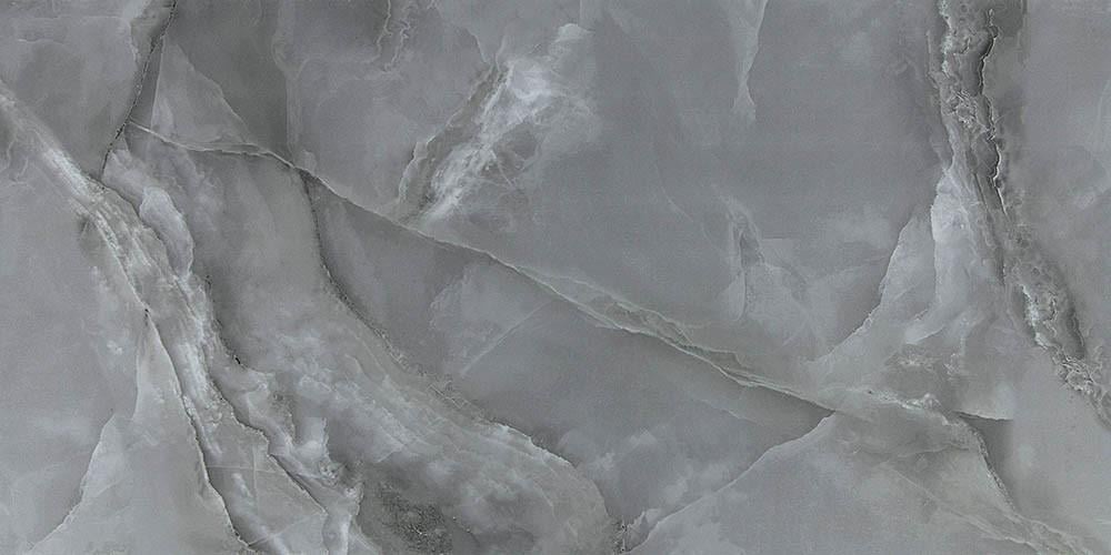 Kütahya Seramik 60X120 Marea Koyu Gri Parlak Yer Seramiği