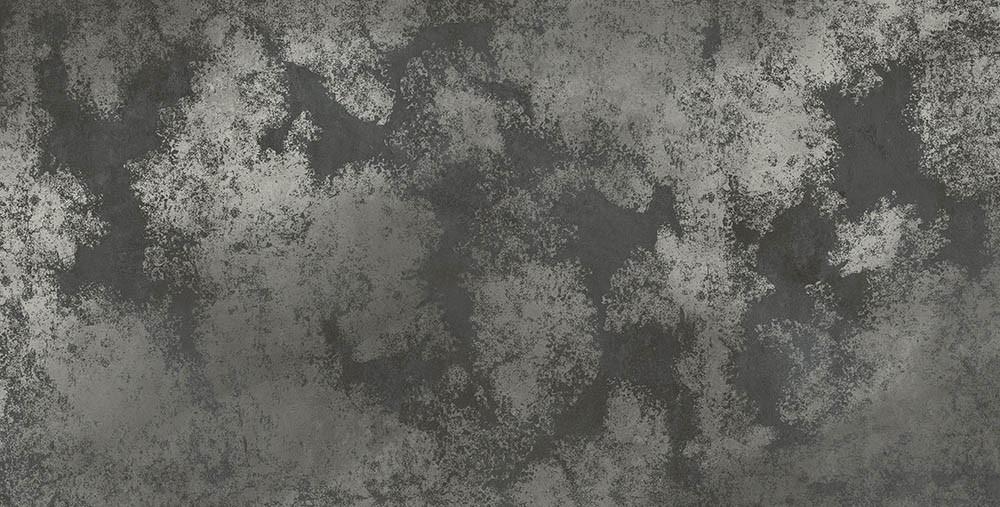 Kütahya Seramik 60X120 Vista Antrasit Delüks Lüster Dekor Yer Seramiği