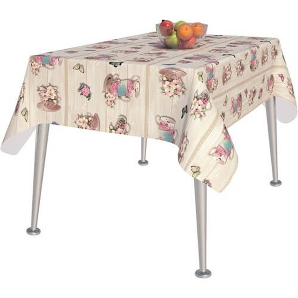 Mirella Pvc Elyaf Silinebilir Masa Örtüsü
