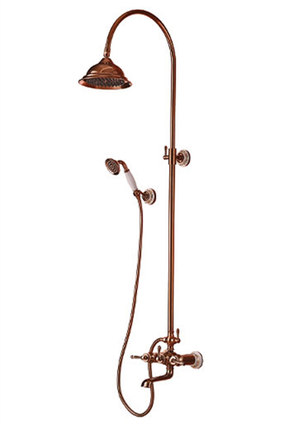 Newarc Pera Bakır Bataryalı Duş Ünitesi 961505