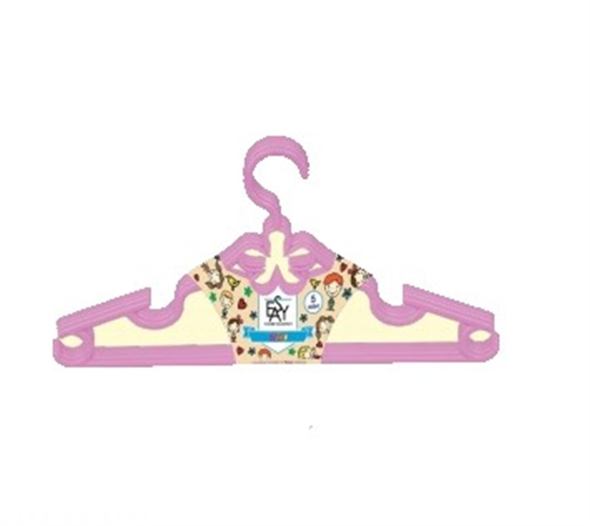 Parex 1909910 6 Lı Kids Plastik Easy Hanger Askılık