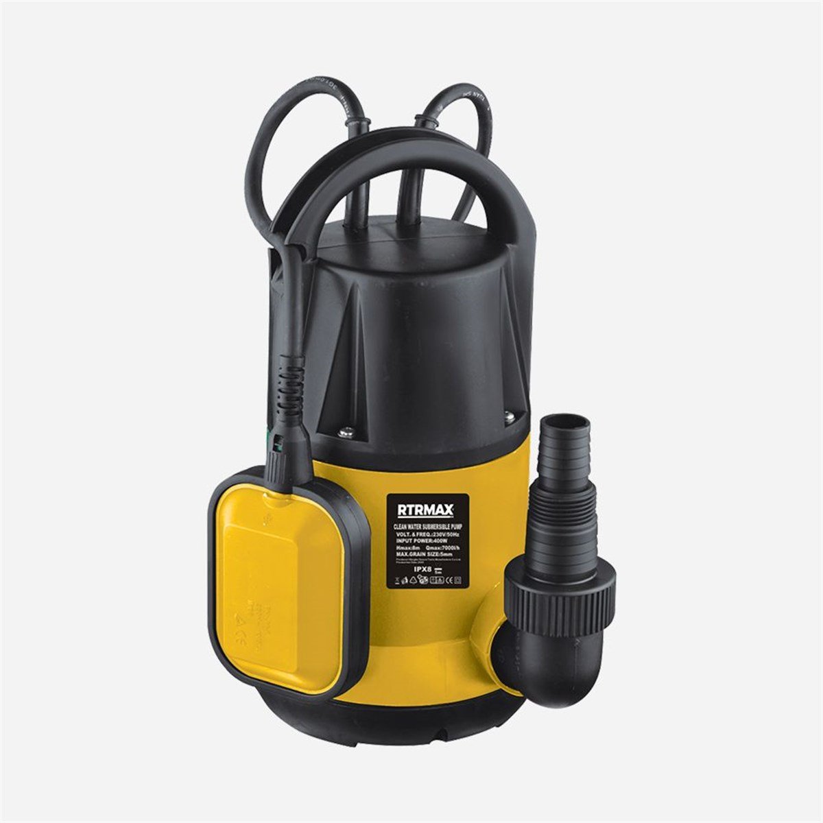 Rtrmax-Rtm814 Temiz Su Dalgıç Pompa 400 Watt 8 Metre