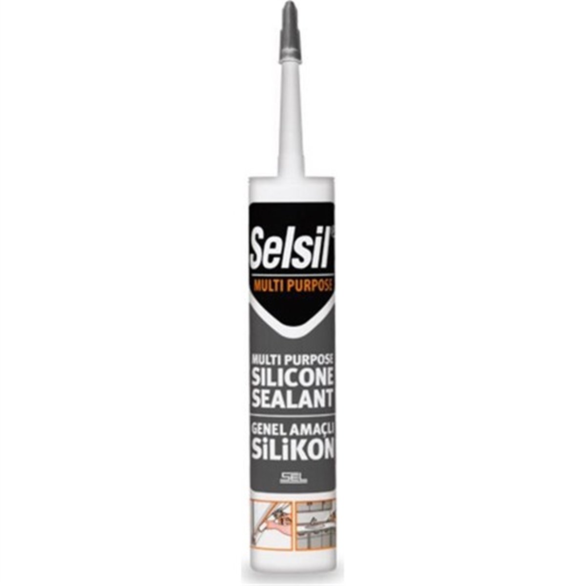 Selsil Silikon Beyaz 280 Gr
