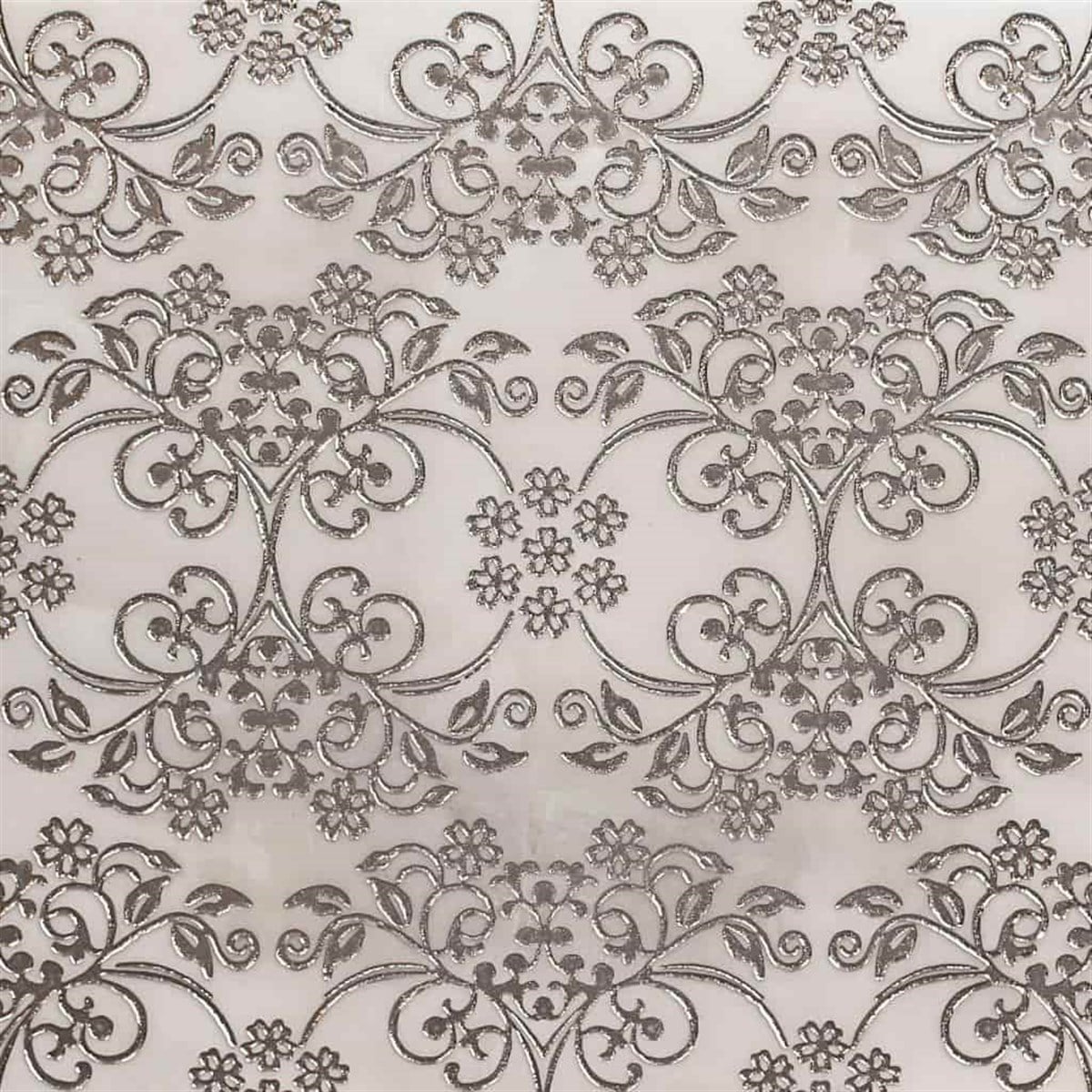 Seramiksan 60x60 Classy Beyaz Platin Dekor