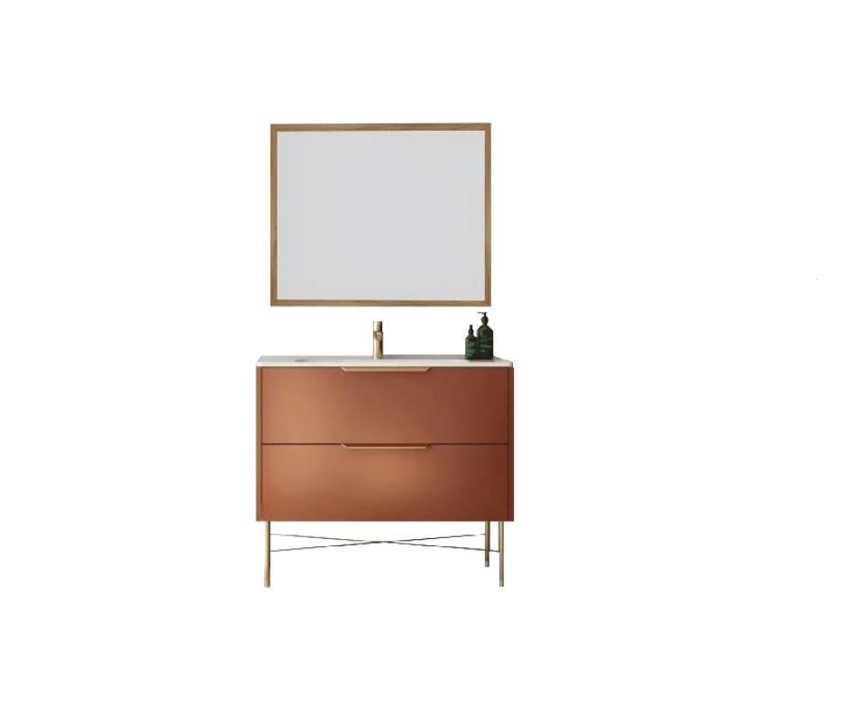 Seramiksan Heldig 100 Cm Cotto Banyo Dolabı