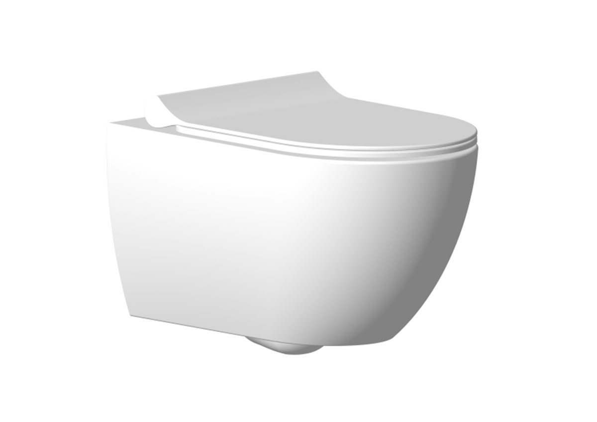 Seramiksan Hill Rim Out Kanalsız Beyaz Asma Klozet ve Soft Kapak