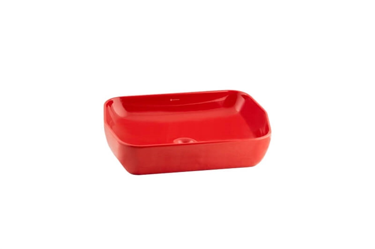 Seramiksan Lucida Parlak Kırmızı Tezgah Üstü Lavabo A002554