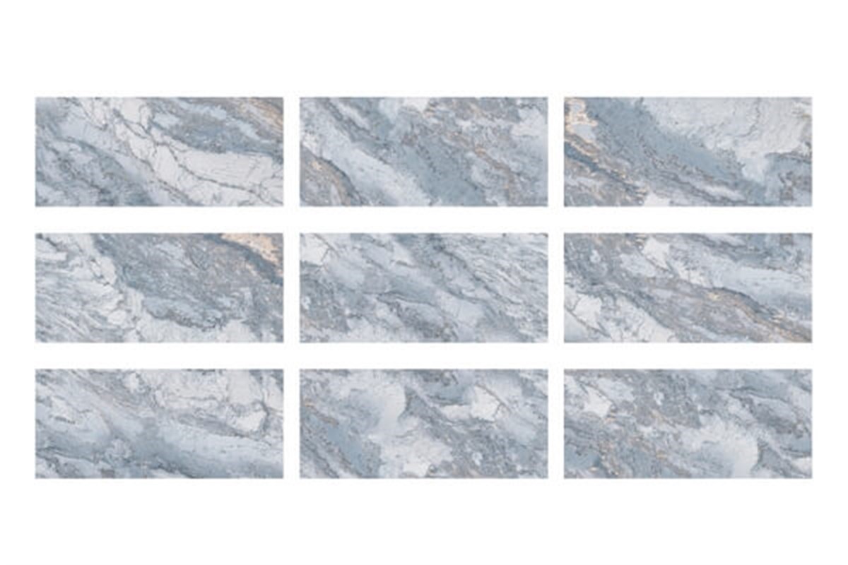 Serapool Oceano 33x66 Porselen Mavi Havuz Seramiği