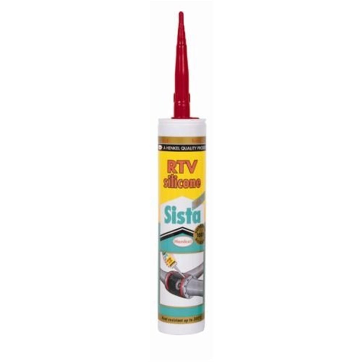 Sista Kırmızı Silikon 310 Ml (300 Dereceye Dayanıklı)