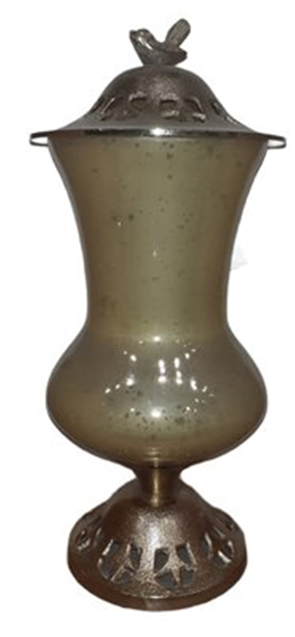Star Dn 041 Gold Karamel Kuş Kapaklı Vazo