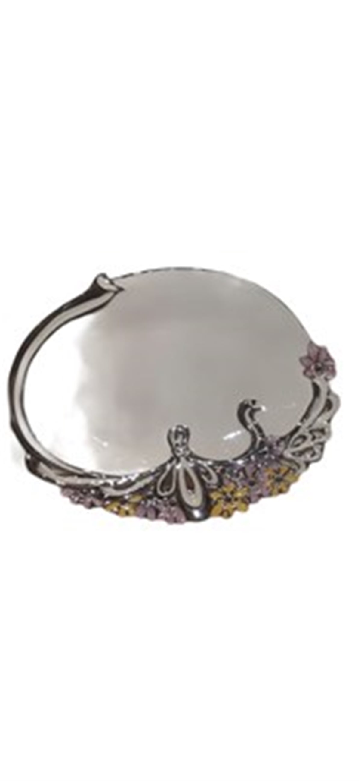 Star Gq 020 Renkli Çiçekli Büyük Tabak 10 Cm