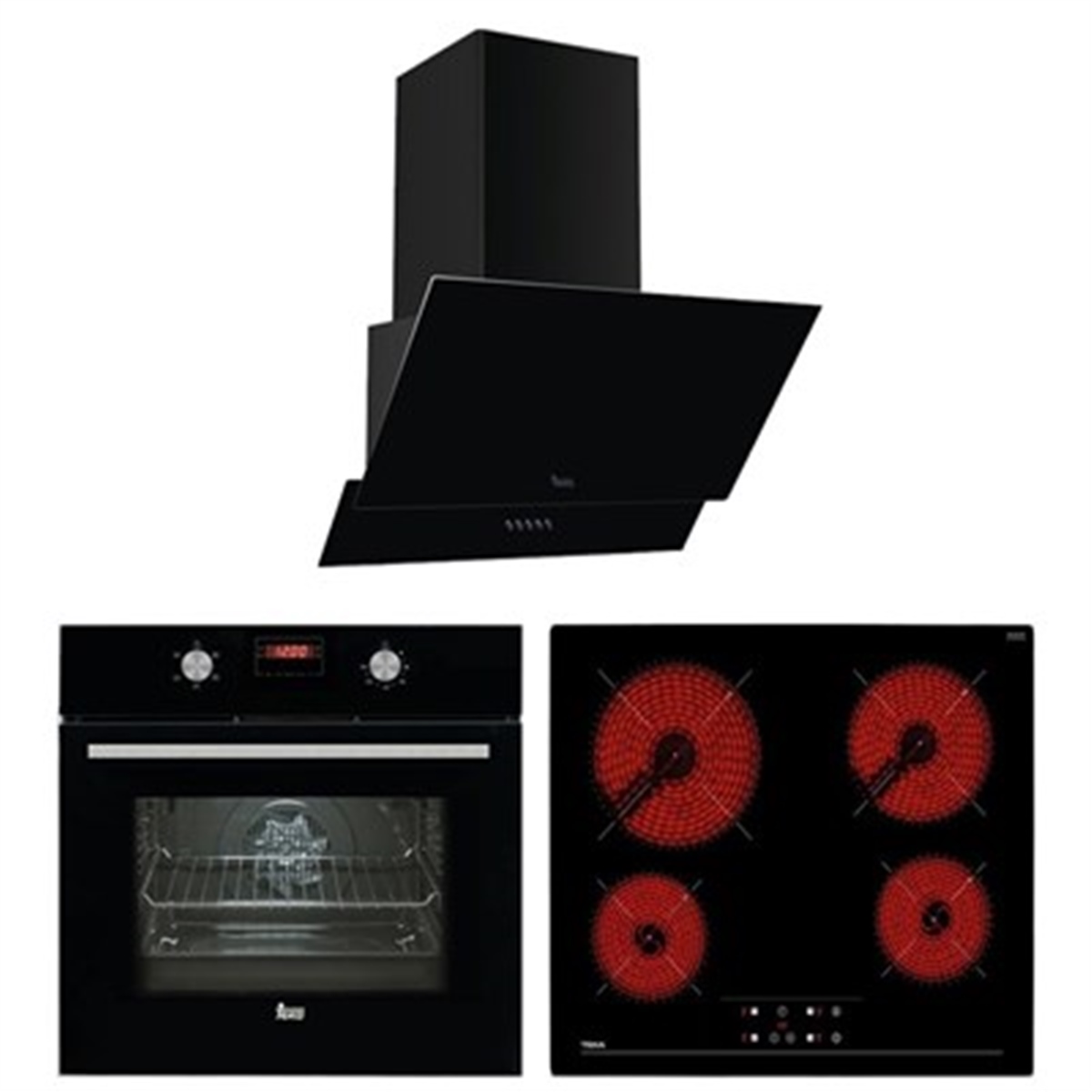 Teka Chef 4 Hak 627 N+Tz 6415 Elektrikli+Atv 60 Ankastre Set
