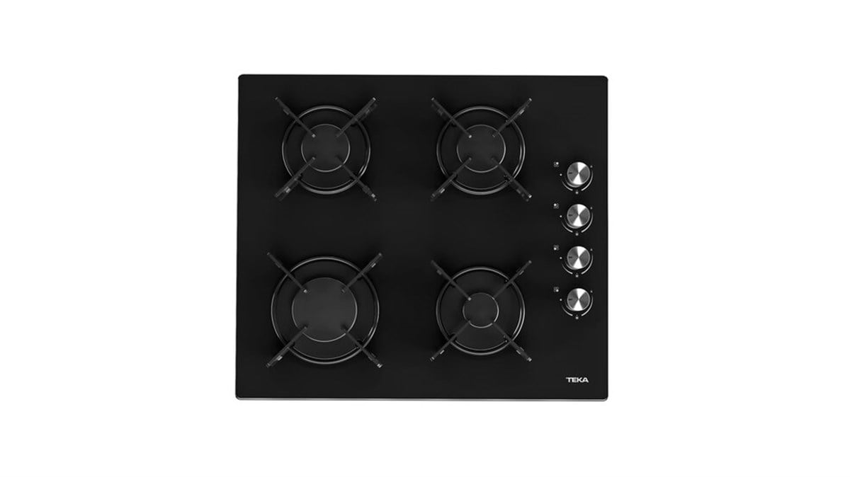 Teka HL Lux 60 4G AI AL Kristal Cam Gazlı Siyah Ankastre Ocak 40229453
