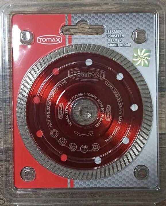 Tomax 115x1,3Mm Çapraz Dişli Seramik Mermer Hassas Kesici