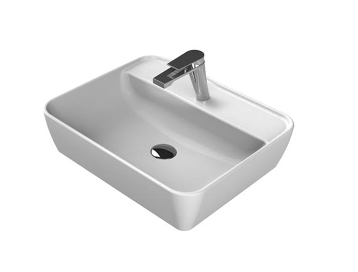 Turkuaz 55X45 Cm One Batarya Delikli Lavabo 076700
