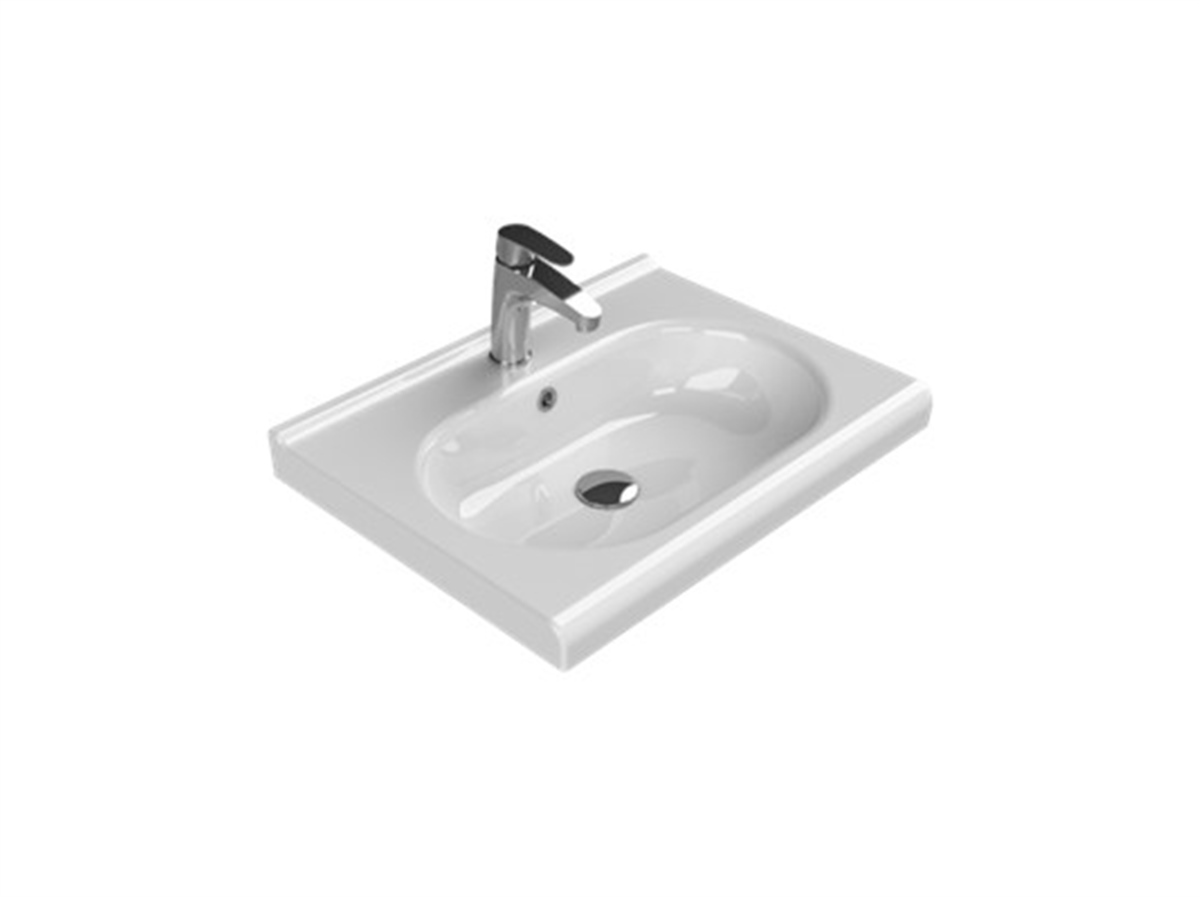 Turkuaz 60X45 Cm City Etejerli Lavabo 069000