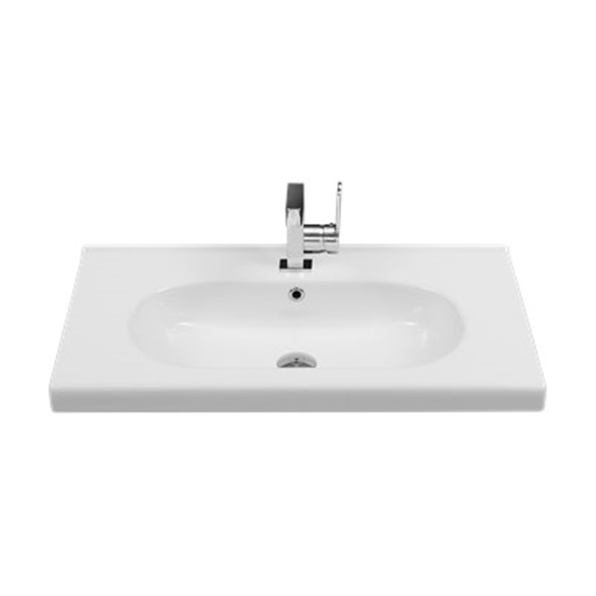 Turkuaz 80X45Cm City Etejerli Lavabo 069100