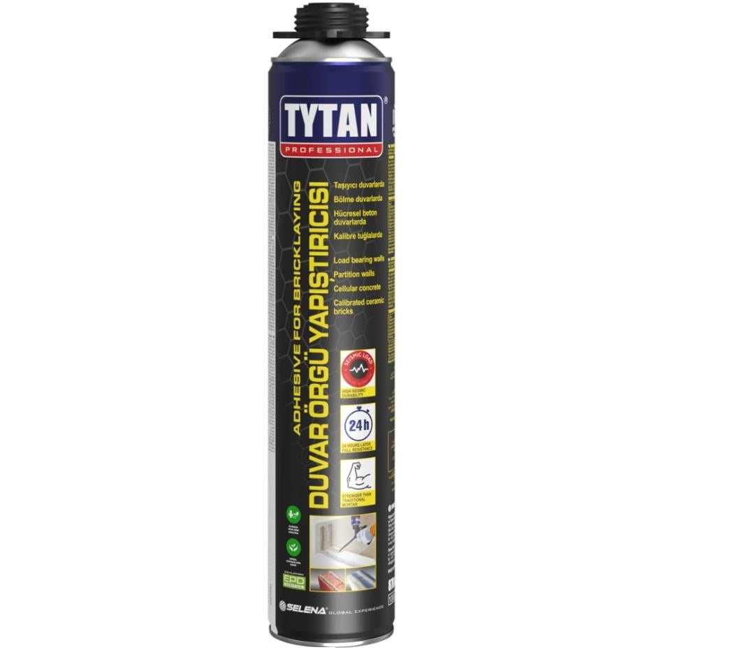 Tytan Brıcklyıng Gazbeton Bims Yapıştırıcı Gri Köpük 870 ML