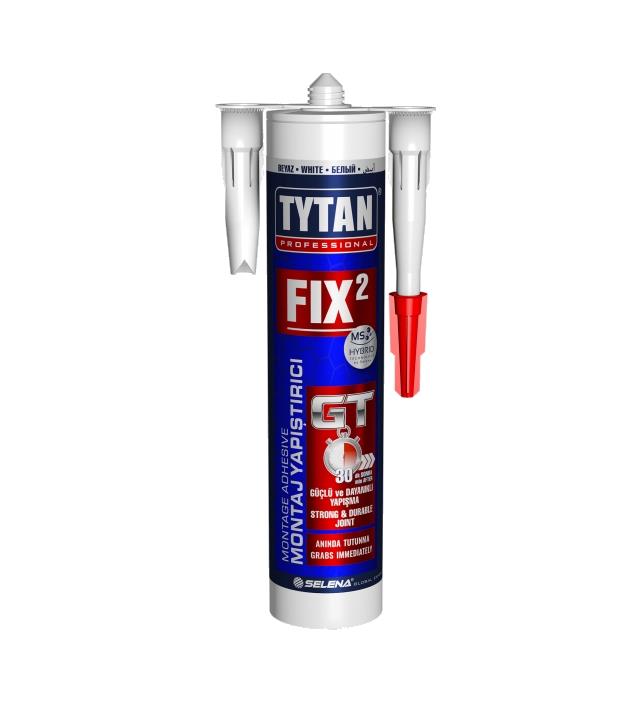 Tytan Fıx² Gt Hibrit Montaj Yapıştırıcı Beyaz 290 ML