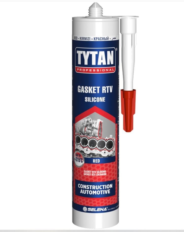Tytan Rtv Isı Dayanımlı Kırmızı Silikon 280 ML