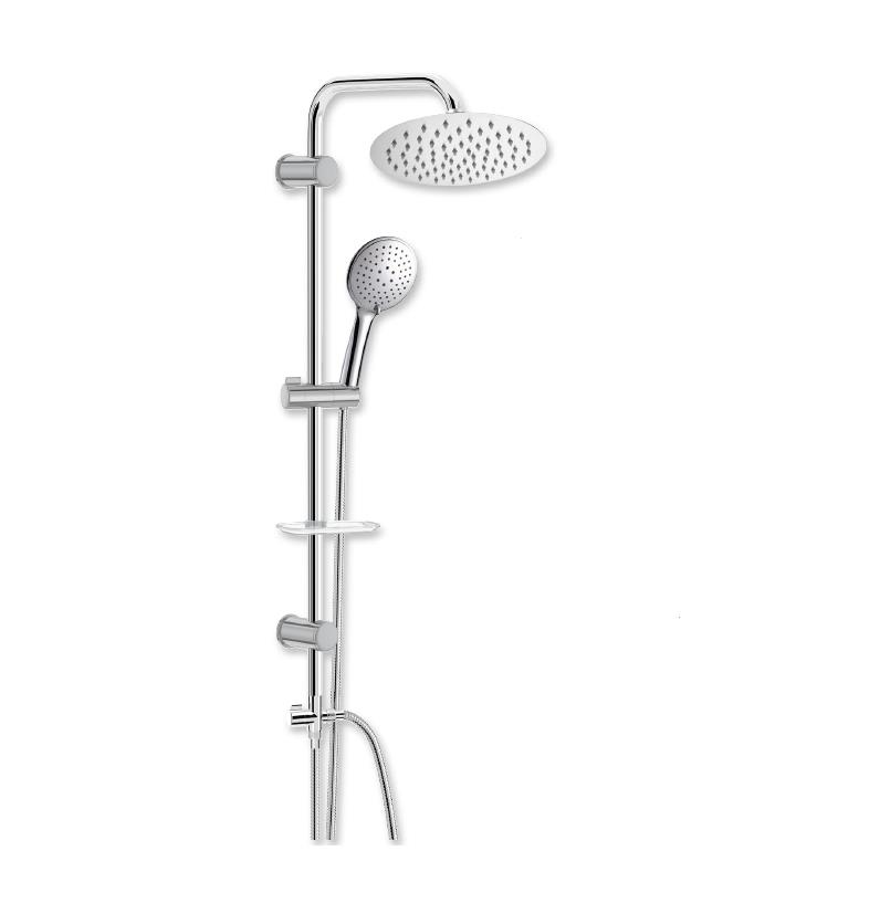 Valtemo Duscho Tepe Duş Seti Oval Krom 0104