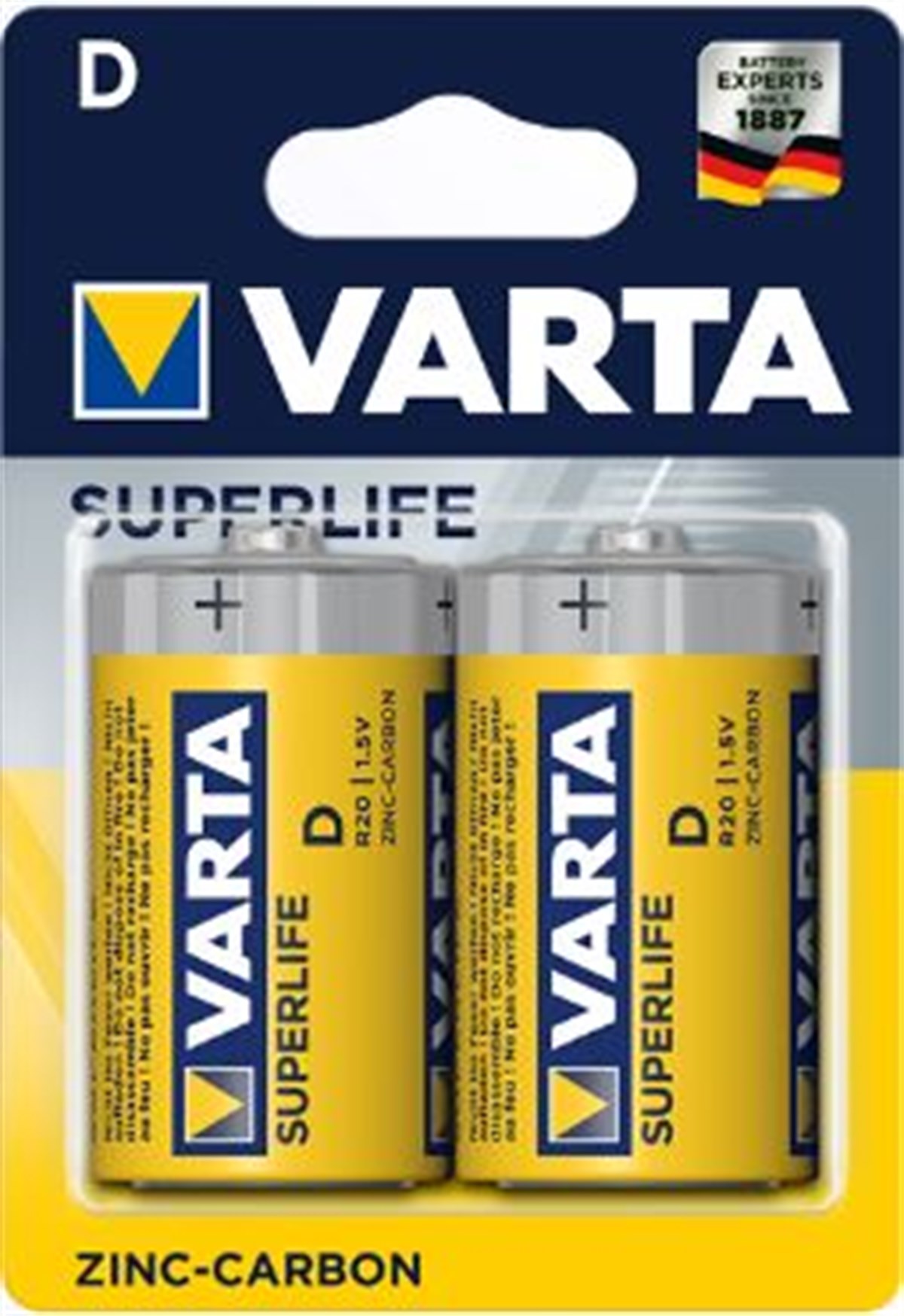 Varta Superlife D Boy 2xD 2020101302