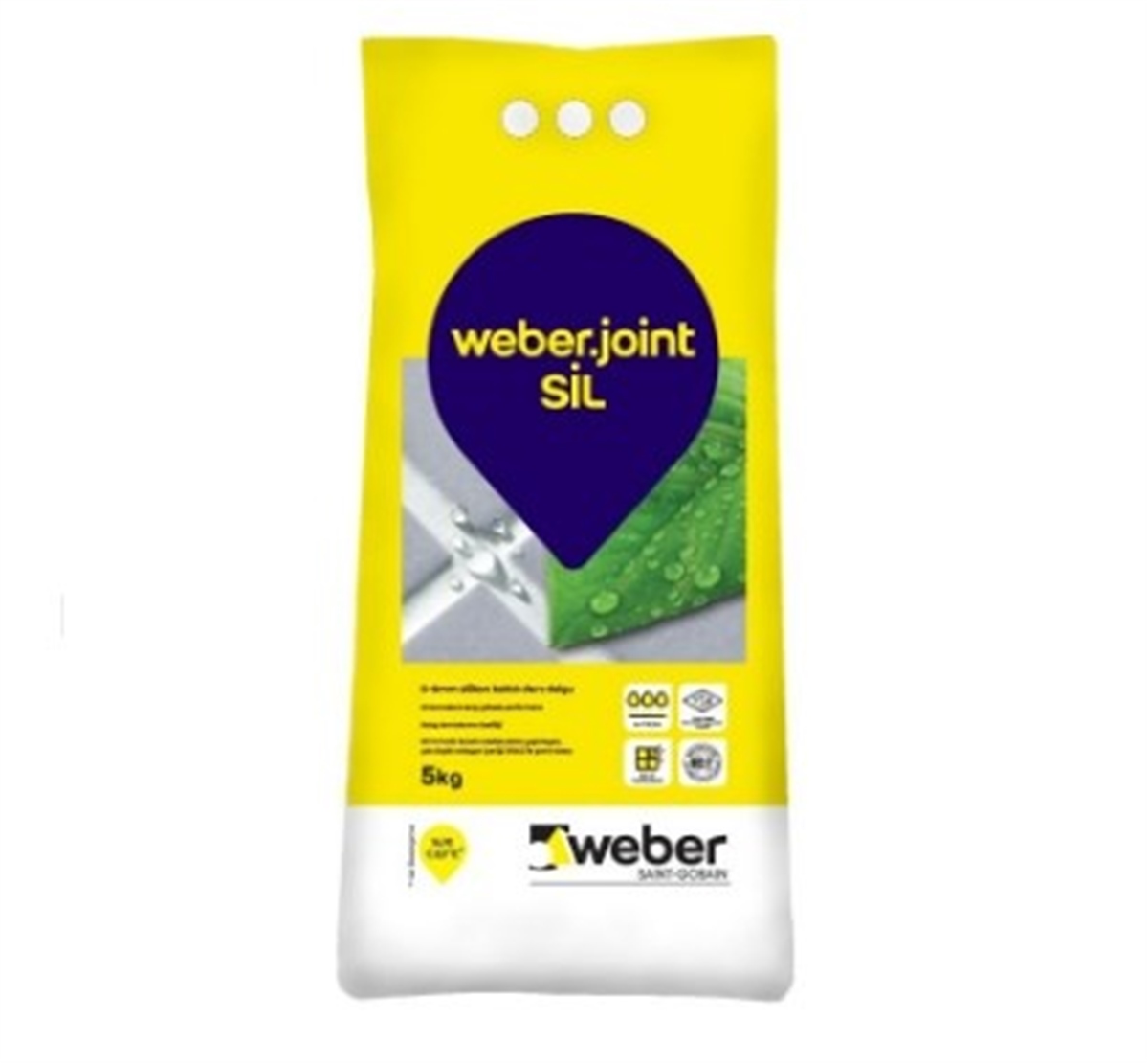 Weber Joint Silikonlu Derz Dolgusu İnci Krem 5 Kg
