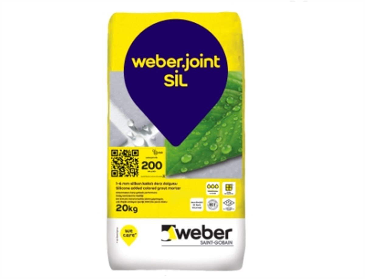 WEBER JOINT SİYAH SİL.DERZ.DOLGU  20KG