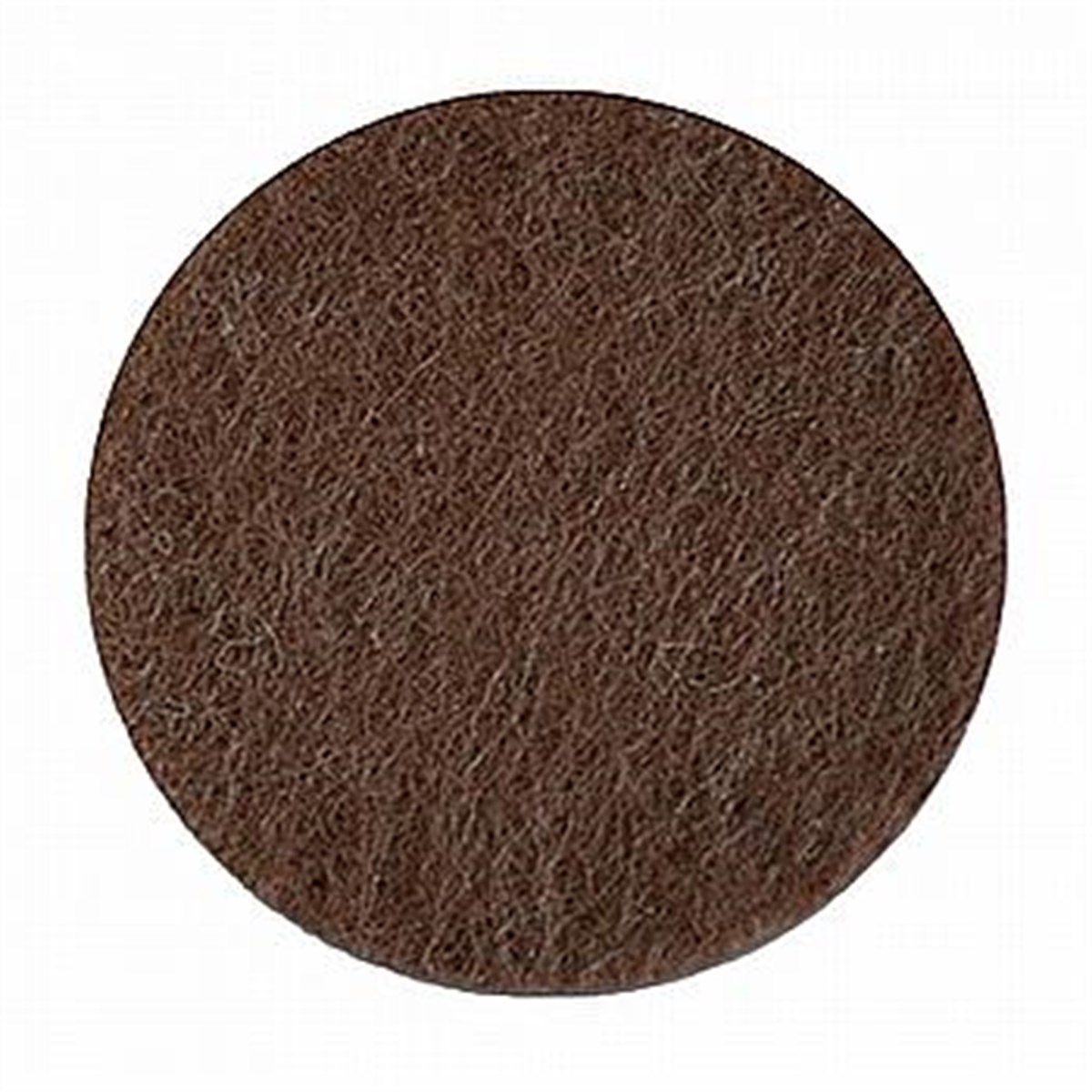 Yapışkanlı Yuvarlak Kahverengi Keçe 45 Mm