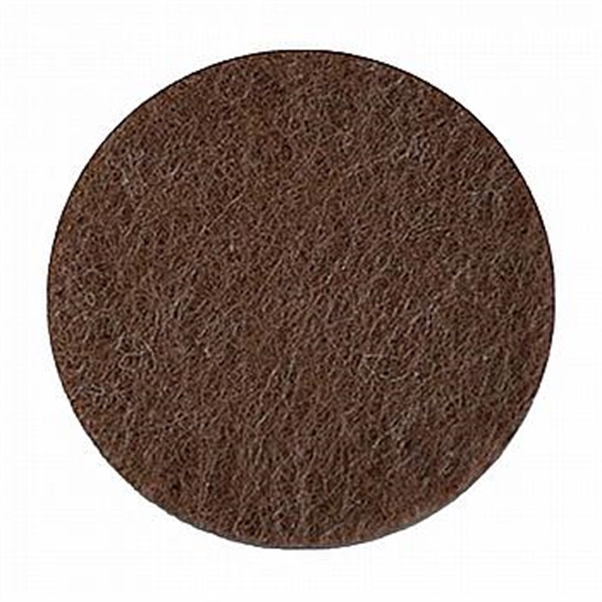 Yapışkanlı Yuvarlak Kahverengi Keçe 45 Mm