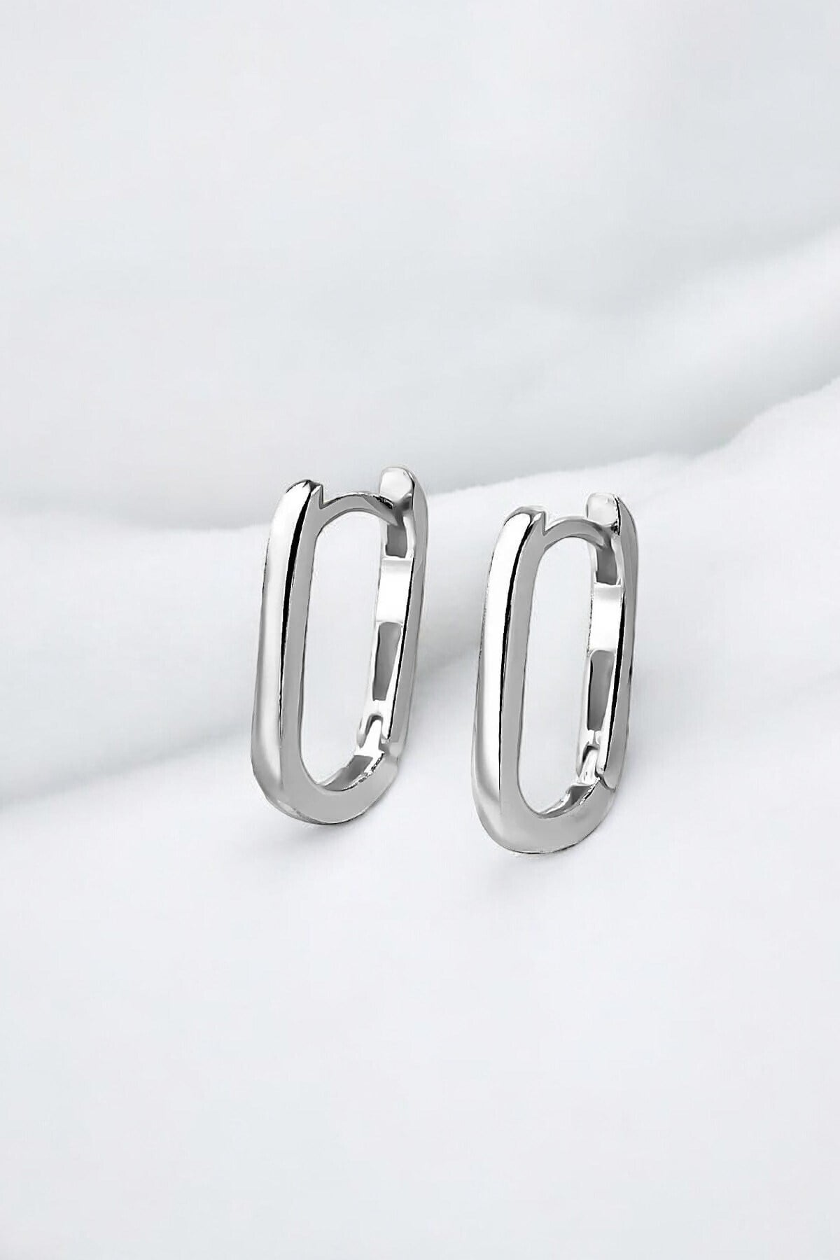 Gümüş 925 Ayar U Model Küpe